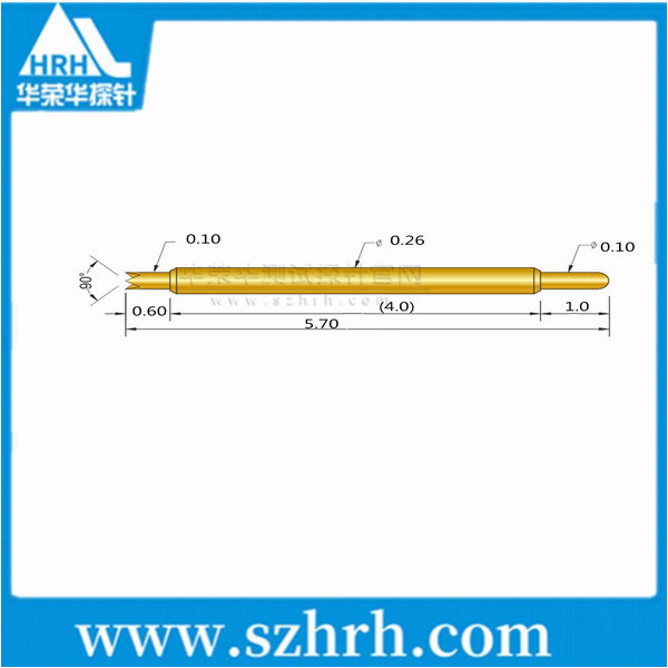 026-UJ-5.7L，華榮華雙頭測(cè)試探針廠家