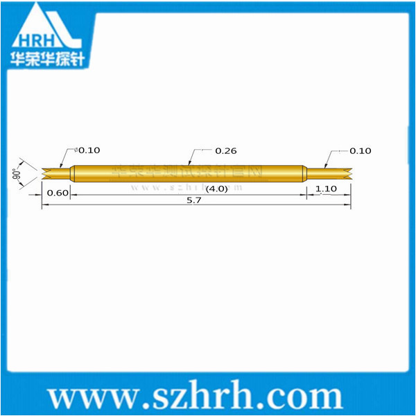 026-UU-5.7L，華榮華雙頭測(cè)試探針廠家