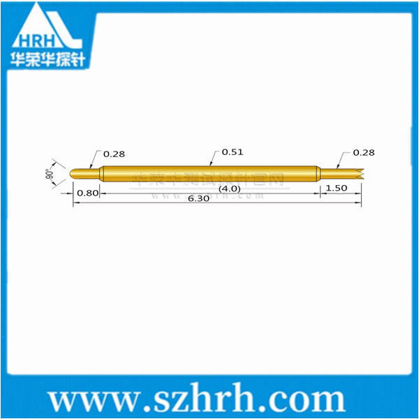 0.51-JU-6.3L ，華榮華雙頭測(cè)試探針廠家